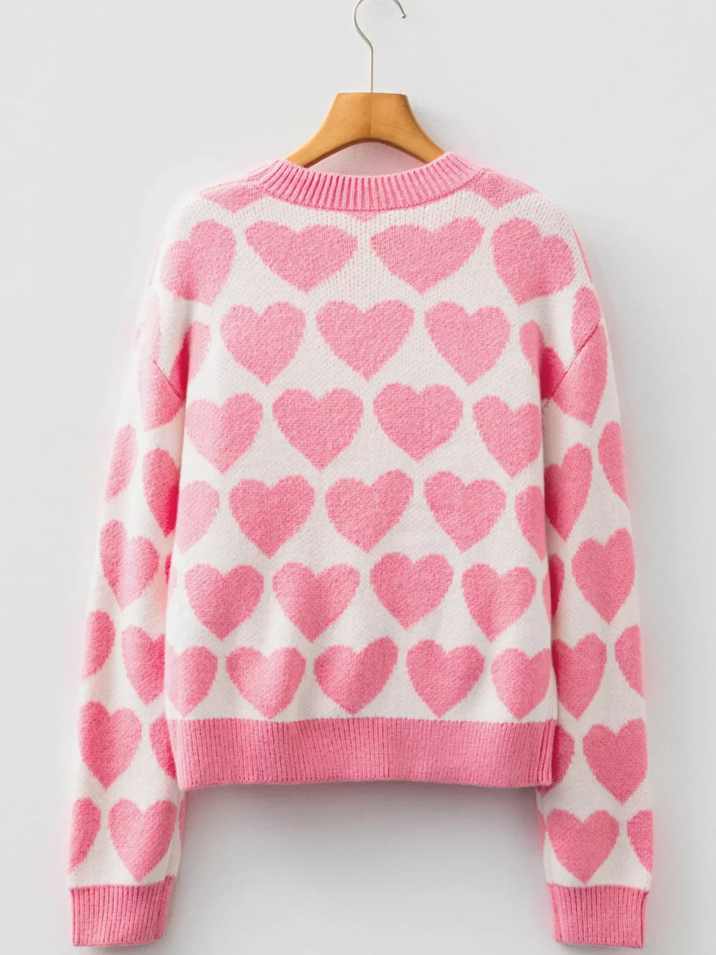 Valentine Heart, Round Neck Sweater