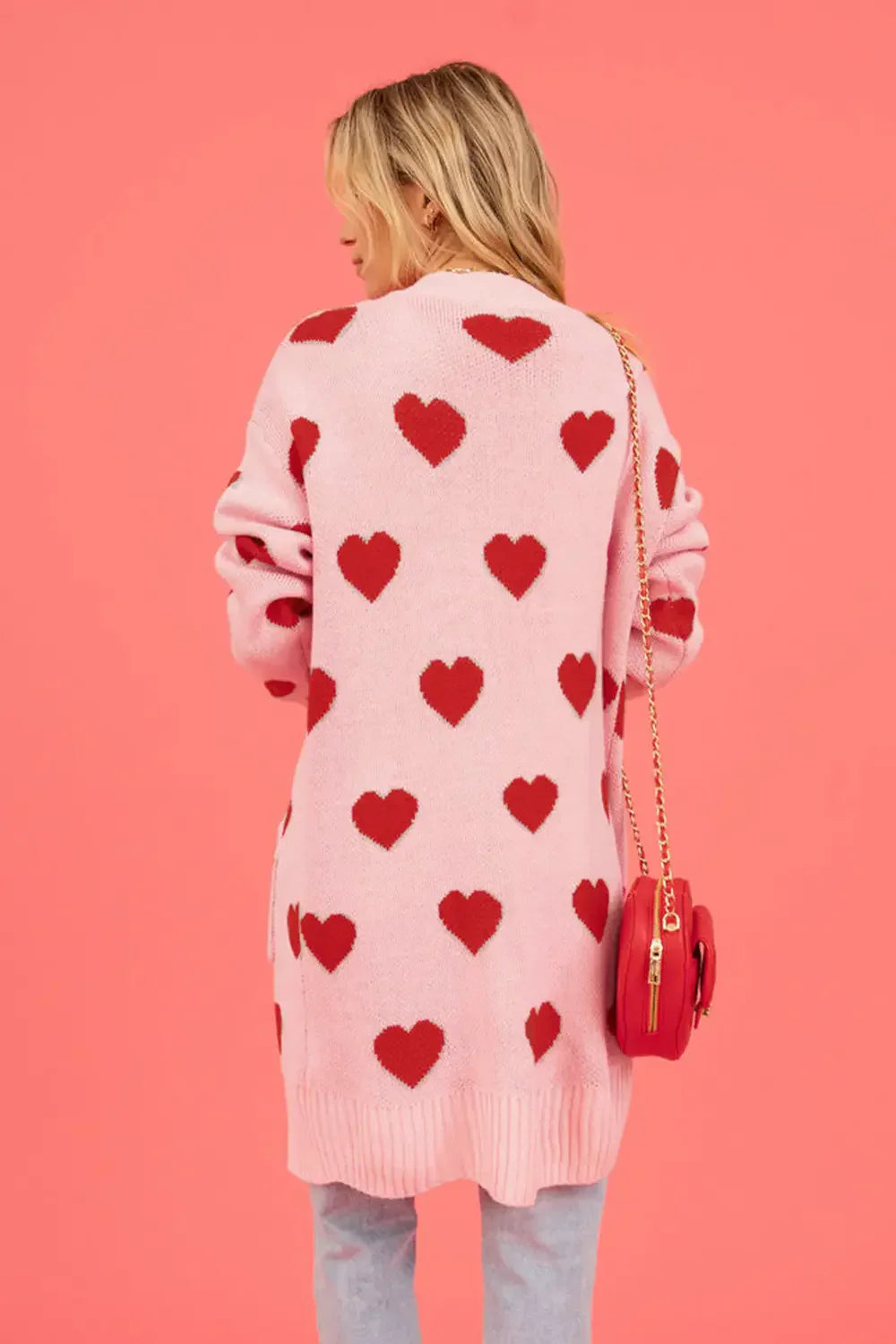 Heart Cardigan with Pockets